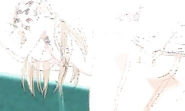 Uncensored Blonde Anime Babe Takes a Long Cock