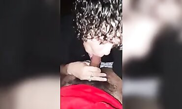 Muddy MILF Performs a Sloppy Deepthroat with Edging Control