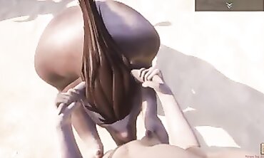 Unshaved POV Anal Cowgirl Sex With Big Tits