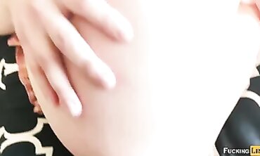 POV Rough Anal Creampie With College Girl Fucking Lina