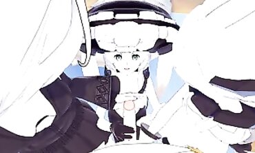 Kancolle Admiral Takes on Multiple Ships in Hardcore Threesome