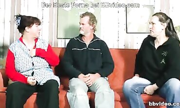 Meina Tante Frieda 2: BBW Mature Tattooed Threesome