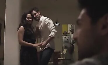 Wife Forces Husband Into Bisexual Threesome With Sex Toys