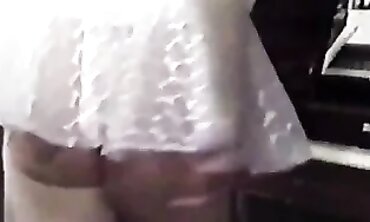Classic 80s British Blonde Striptease Dance