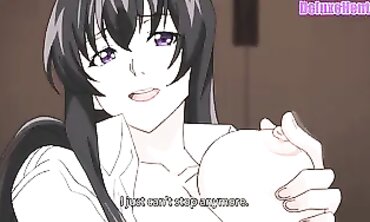 Uncensored MILF Anime: Naughty Mother Plays with Son's Friends