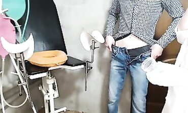 Chubby Russian Nurse Gets Analyzed And Filled