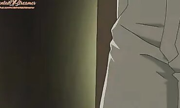 Uncensored Hentai: Slutty Cougar MILF Pays for Hardcore Group Sex