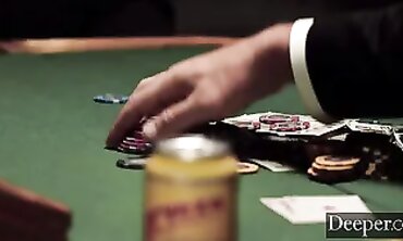 High Stakes Game: Blonde Ex-Wife Gambles Her Body