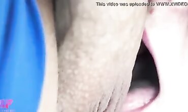 POV Close-Up: Tender Amateur Blowjob With Creampie