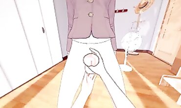 POV: Futa Natsuki Takes the Big Cock at Doki Doki Bar