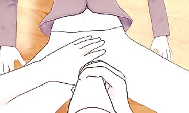 POV: Futa Natsuki Takes the Big Cock at Doki Doki Bar