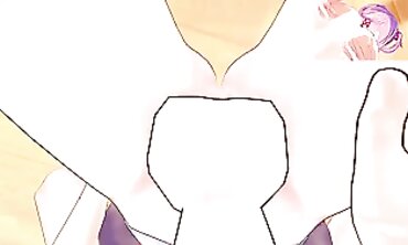 POV: Futa Natsuki Takes the Big Cock at Doki Doki Bar
