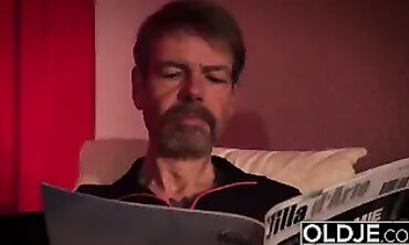 Mature Stepdaughter's First Time - Older Man Teaches Her How To Ride