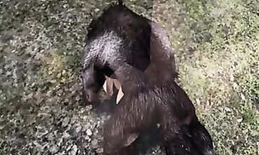 Skyrim Werewolf Hunts Down His Prey