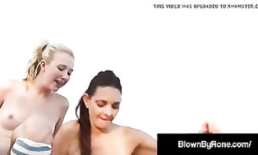 Samantha Rone and Mindi Minx in a Busty Lesbian Encounter