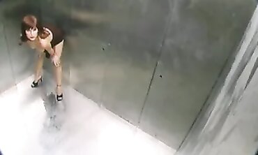 Brunette College Babe Striptease Compilation