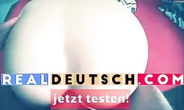 German Blonde With Huge Ass Gets Pounded