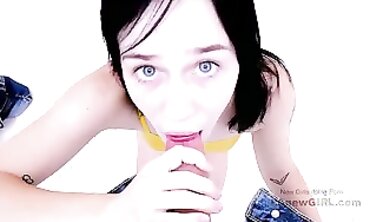 Petite Beauty Audition POV Blowjob
