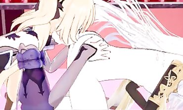 Ningguang Takes a Rough Anal Toy from Fischl in Genshin Cosplay