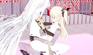 Ningguang Takes a Rough Anal Toy from Fischl in Genshin Cosplay