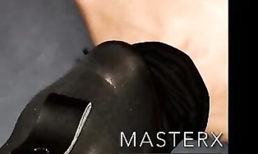 May and Fantasy Ride the Rails Whip in POV Bondage