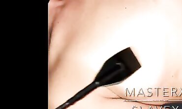 May and Fantasy Ride the Rails Whip in POV Bondage