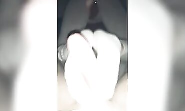 Naughty Sweat-Soaked Toes Wrap Around Daddy's Massive Cock