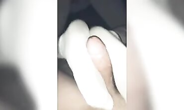 Naughty Sweat-Soaked Toes Wrap Around Daddy's Massive Cock
