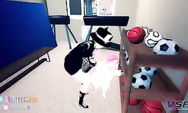 Clumsy VR Lesbian Anime JOI with ASMR