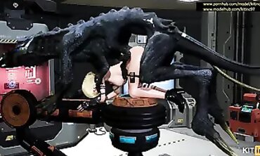 Fallen Chick Gets Nailed by Dragons in 4K 60FPS