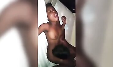 barely legal Jamaican Babe in a Hot Ebony Threesome