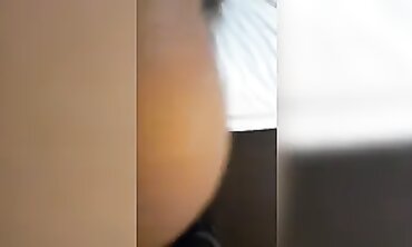 Ebony MILF With Huge Ass Gets Creampie Backshots From BBC