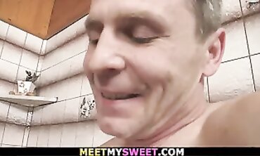 Guy Caught Riding His 19-Year-Old Girlfriend's Massive Cock