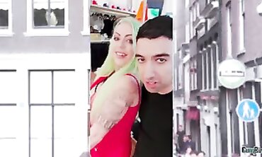 Busty MILF Tourist Gets Doggystyle in Amsterdam