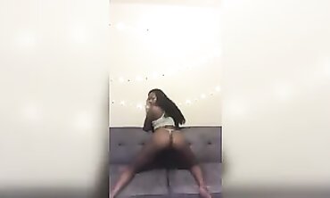 African Jewel Fumbles to a Squirting Climax