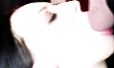 British Petite Brunette Adores Wood Nutsack and Prays for Facial Cumshot
