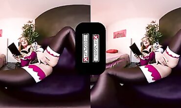 POV: Blonde Kaisa Nord Takes a Big Cock in Stockings