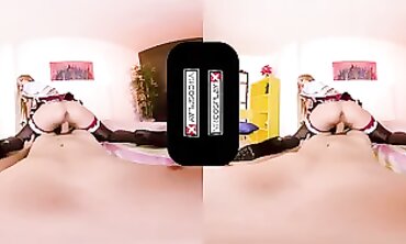 POV: Blonde Kaisa Nord Takes a Big Cock in Stockings