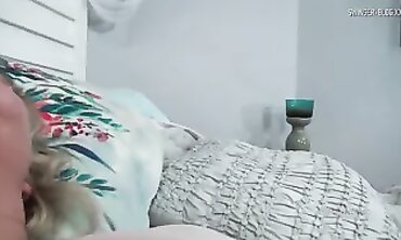 Two Busty Moms Enjoy a Wild Foursome with Deep Throats and Oral Play