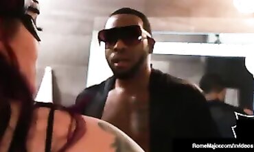 Redhead Jasmeen LeFleur Gets Trussed Up by Rome Major in Messy Interracial Sex