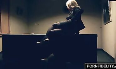 Bridgette B Interrogates A Suspect's Stiffy For Pornfidelity