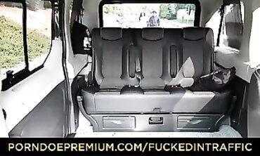 Indonesian Goddess Gets Rough Backseat Ride