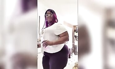 Plumper BBW Babes Show Off Big Asses in Striptease Compilation