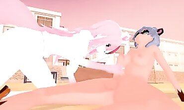 Brand New Brute: Michiru and Nazuna's Futanari Hardcore
