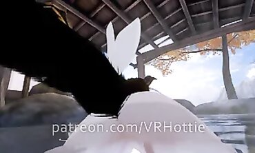 POV Public Play With VRHottie Brunette