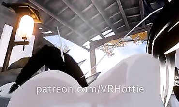 POV Public Play With VRHottie Brunette