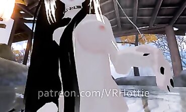 POV Public Play With VRHottie Brunette