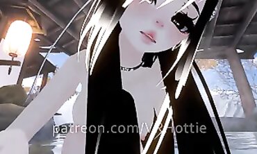 POV Public Play With VRHottie Brunette