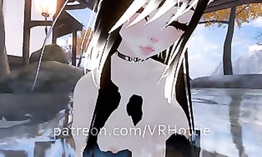 POV Public Play With VRHottie Brunette