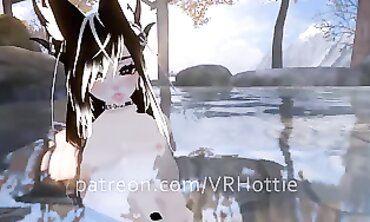 POV Public Play With VRHottie Brunette